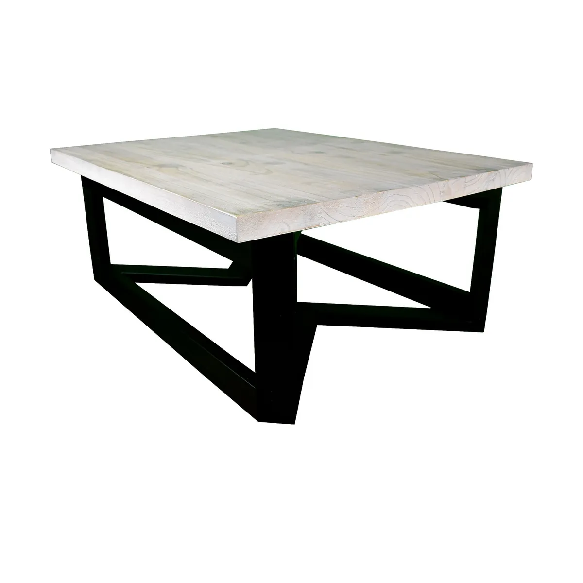 MUEBLES NATIVA - Mesa de centro Industrial Flecha Vintage