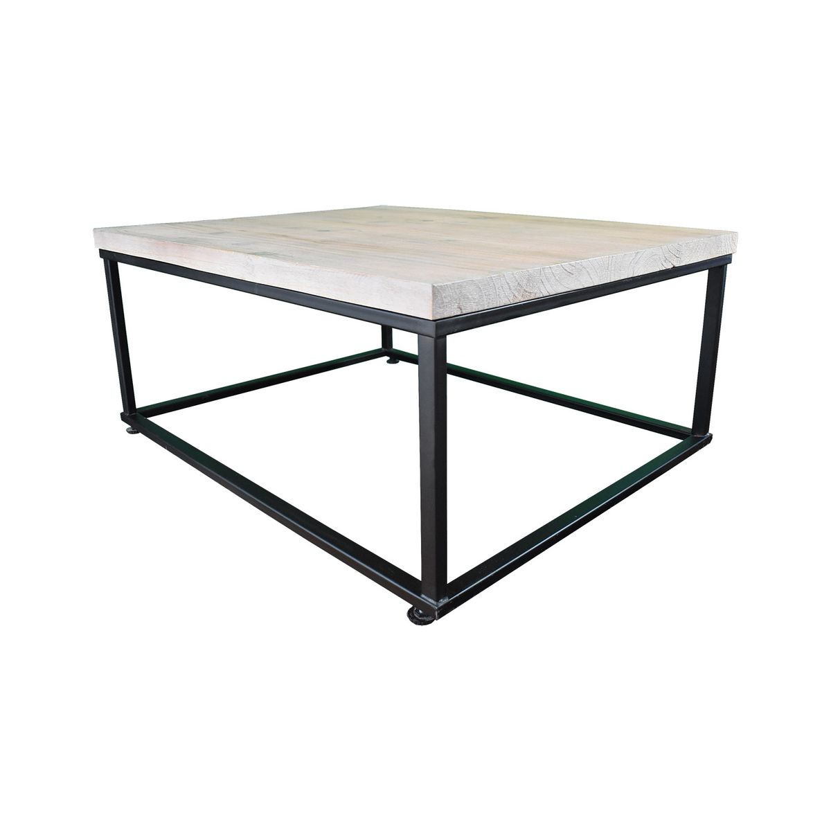 MUEBLES NATIVA - Mesa de Centro Industrial Cubierta Vintage