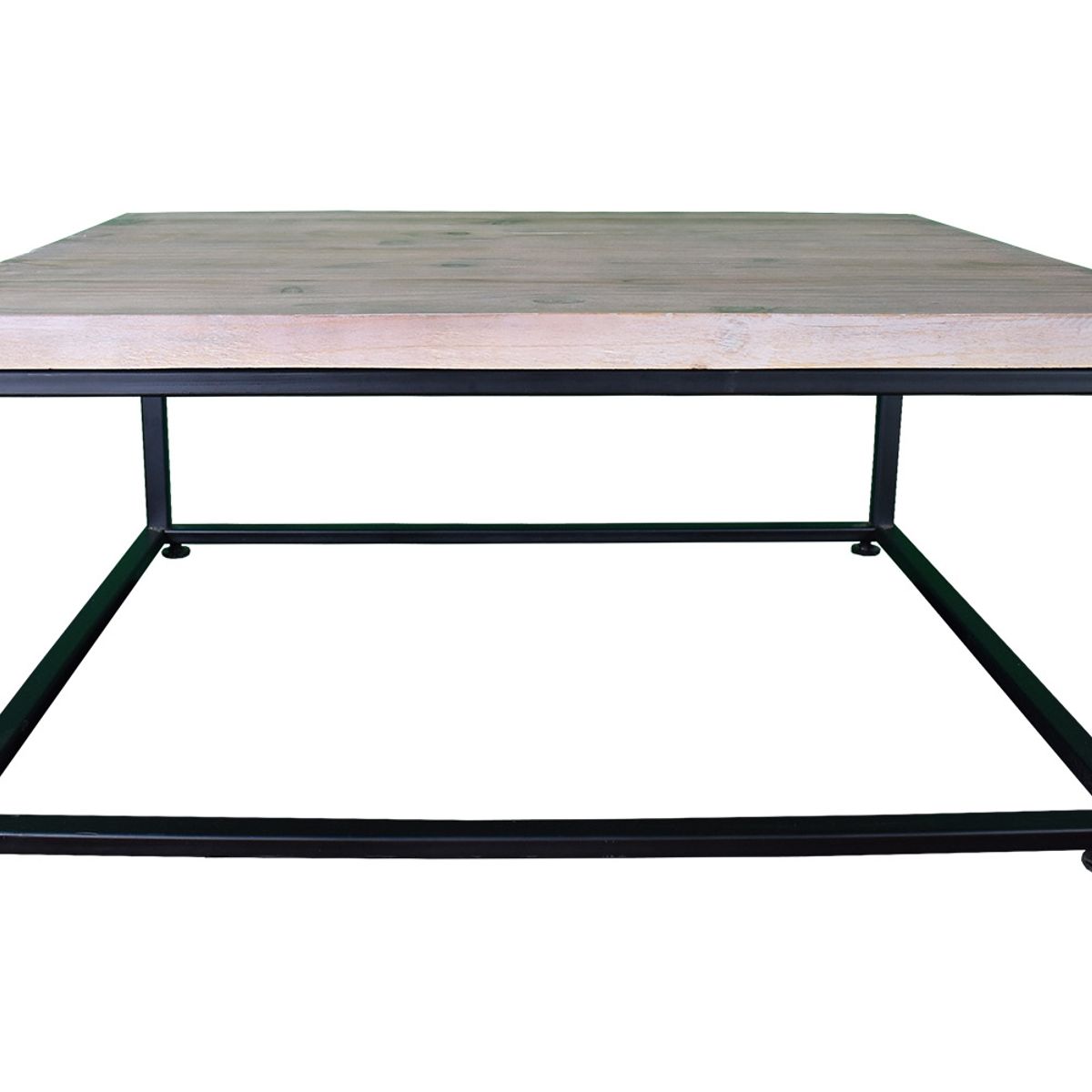MUEBLES NATIVA - Mesa de Centro Industrial Cubierta Vintage