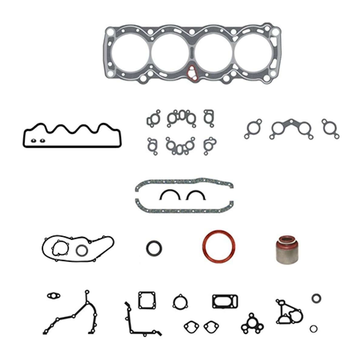 GENERICO - Juego De Empaquetaduras Nissan Sunny 1.5 83/93 E15s Gasolina