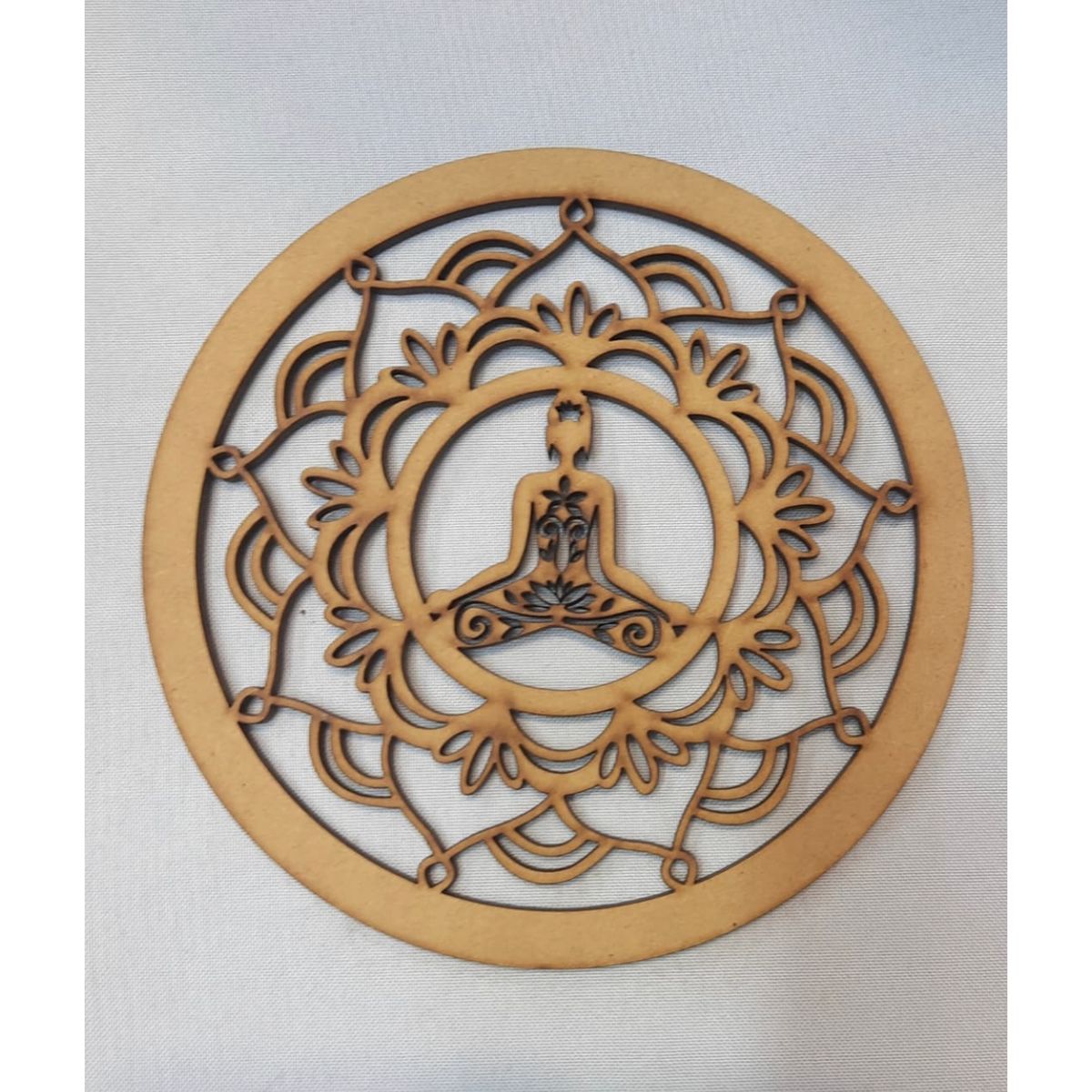 GENERICO - Buda 2 MDF color natural 30 cm diámetro.
