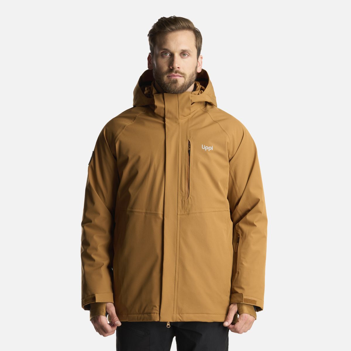 LIPPI - Chaqueta Hombre Andes B-Dry Hoody Jacket Cafe Claro Lippi