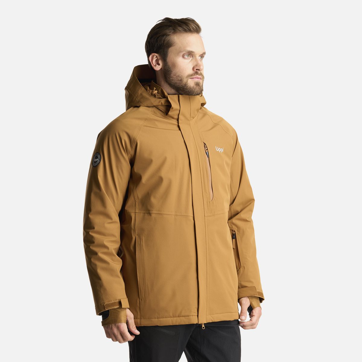 LIPPI - Chaqueta Hombre Andes B-Dry Hoody Jacket Cafe Claro Lippi