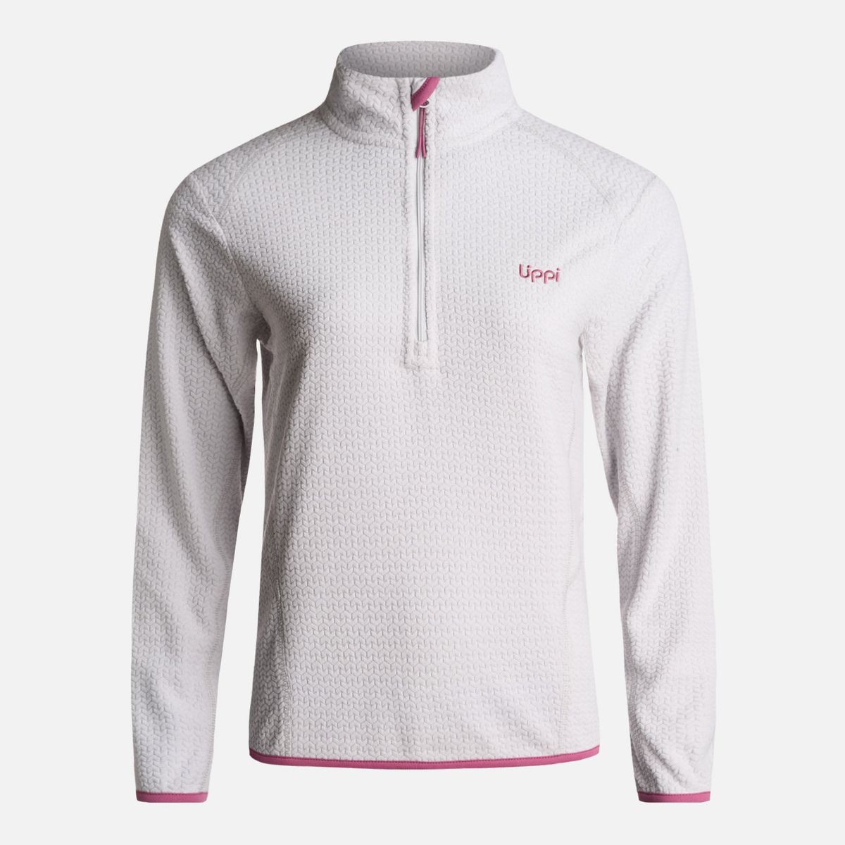 LIPPI - Poleron Teen Girl Mild Nano-F 14 Zip Gris Calido Lippi