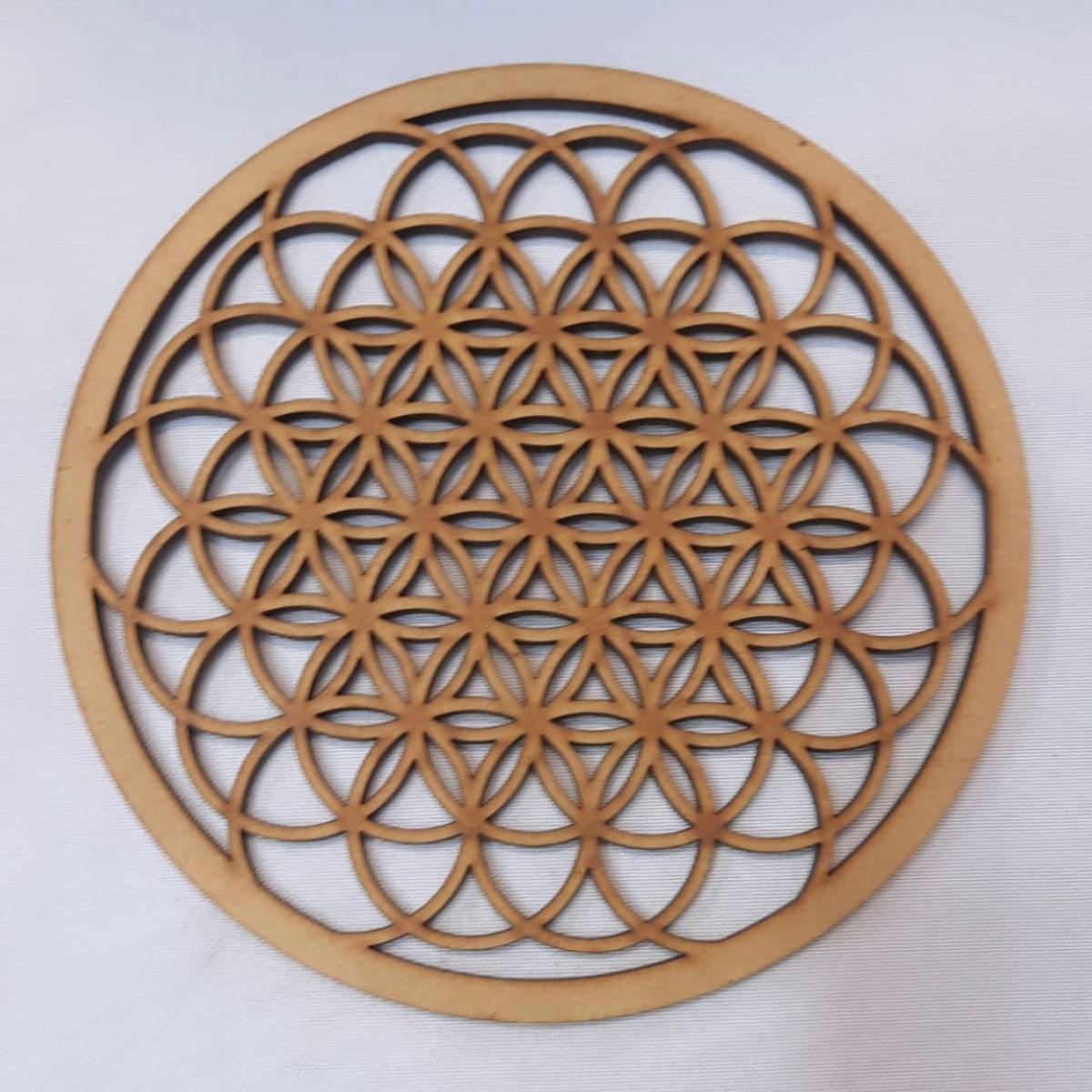 GENERICO - Flor de la Vida 1 MDF 8 cm de diámetro.
