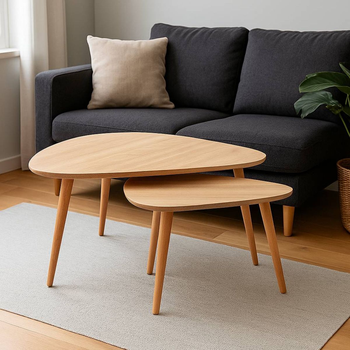 WHITE MARKET - Set mesa de centro Vortex