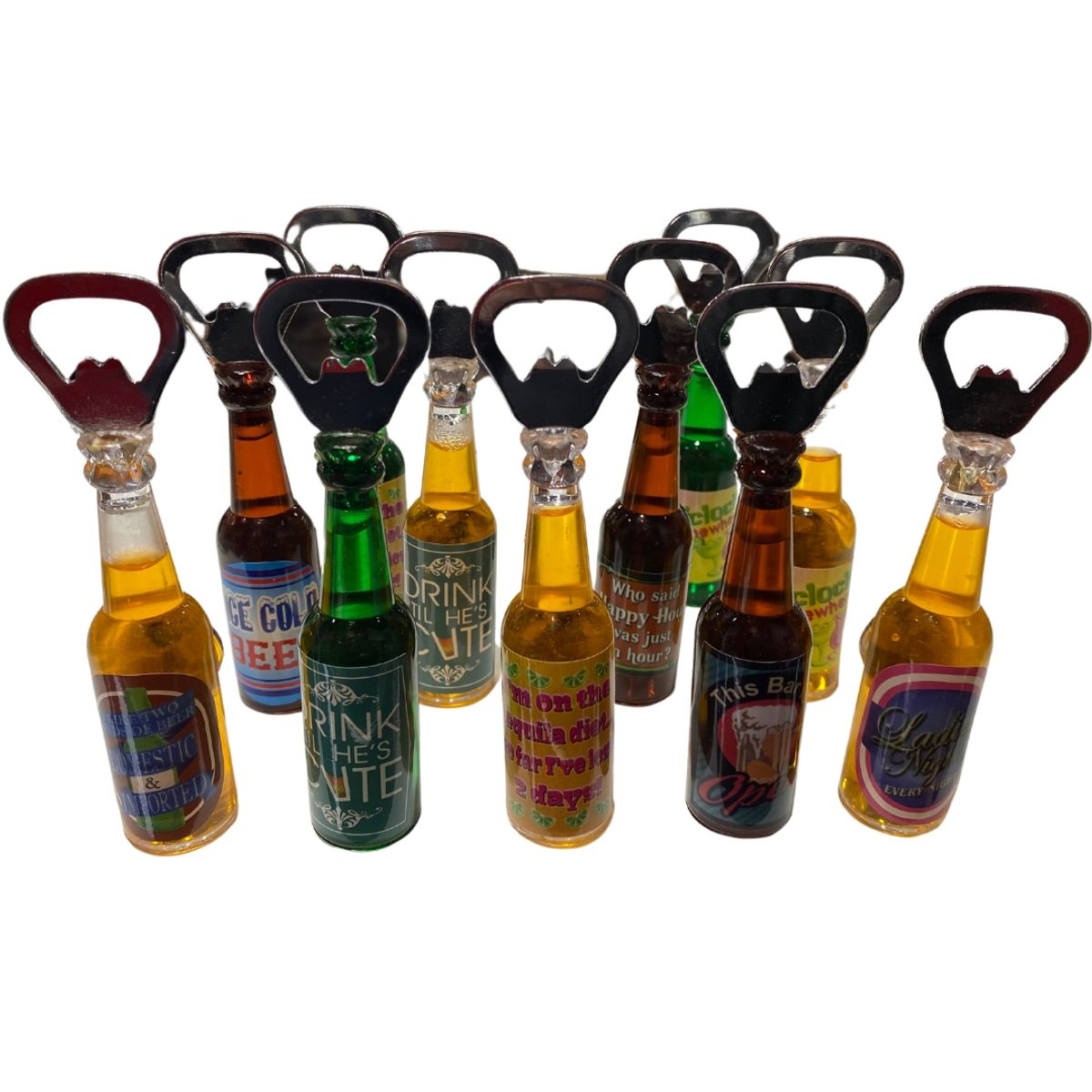 GENERICO - Destapador de Botella con Iman Pack x 10