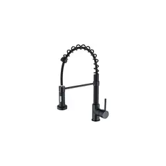 GENERICO - Llave Monomando Lavaplatos Flexible Griferia Cocina-negro