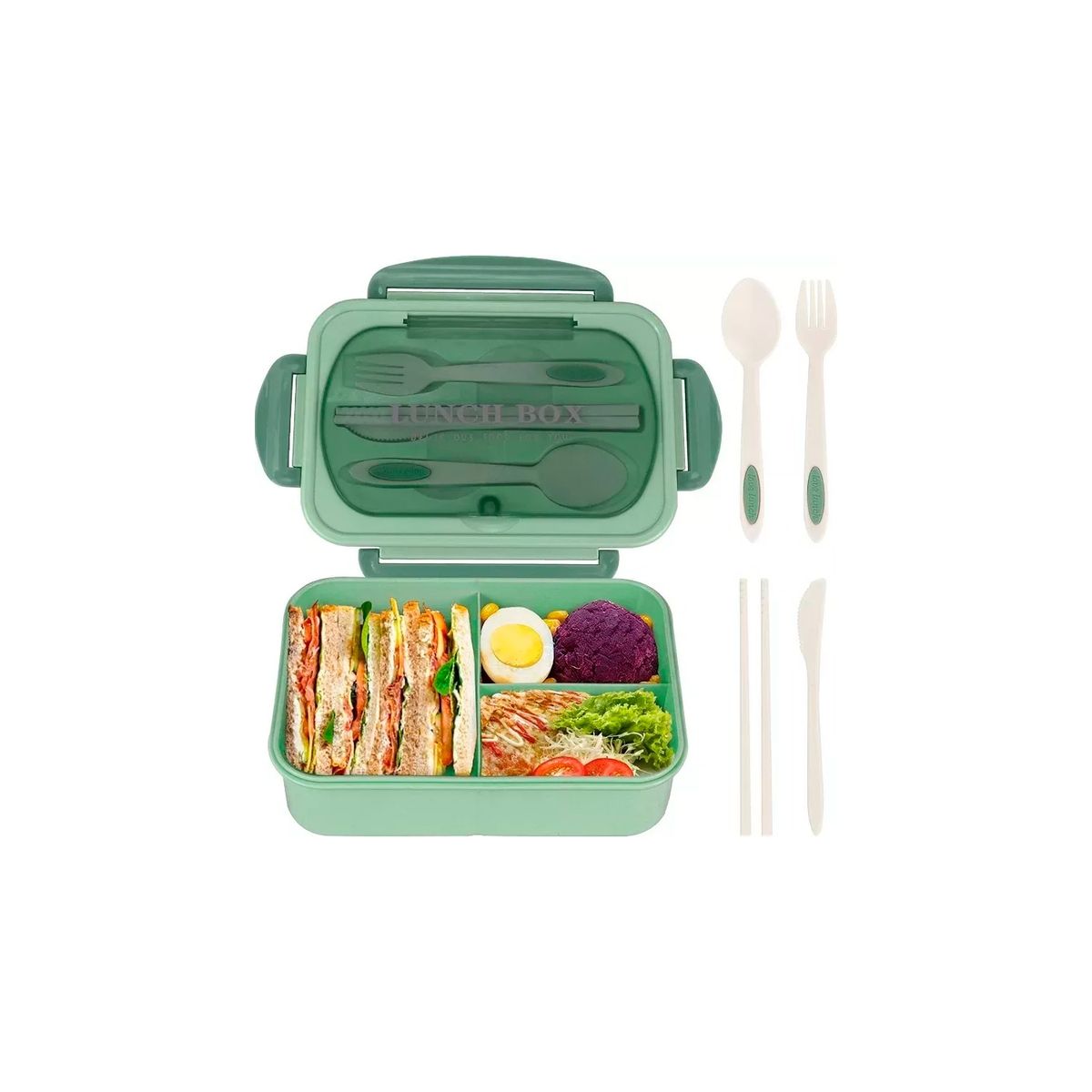 GENERICO - Fiambrera Para Microondas Contenedor De Alimentos Toper