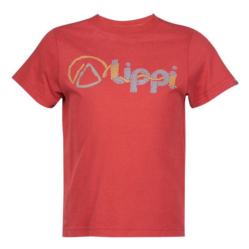 LIPPI - Polera Niño Logo Lippi UV-Stop T-Shirt Terracota Lippi