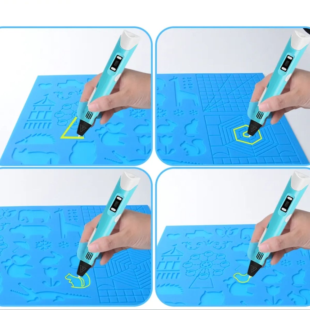 GENERICO - Mat de silicona para lápiz 3D