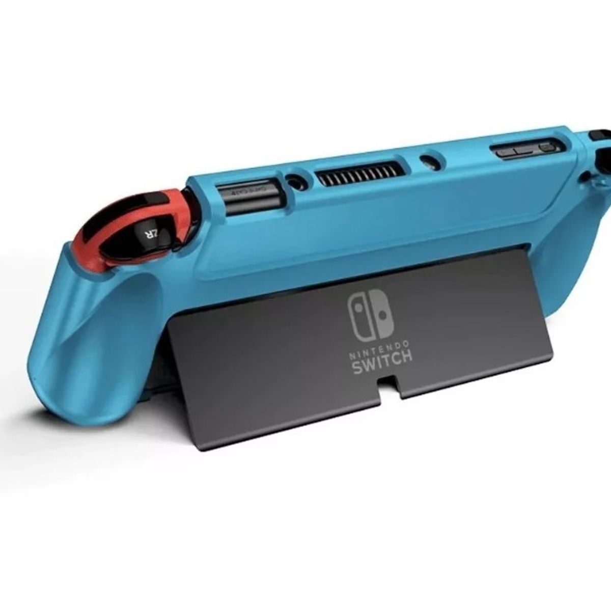 GENERICO - Carcasa De Goma Tpu Para Nintendo Switch Oled Celeste