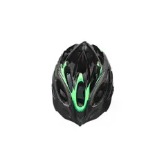 GENERICO - Casco Adulto De Bicicleta Negro Verde