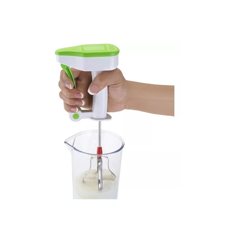 GENERICO - Mini Batidor Revolvedor De Cafe Y Espuma Leche Portatil Verde