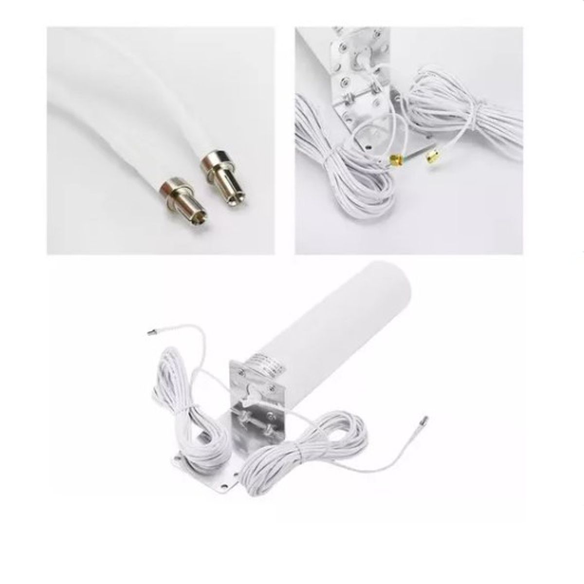 GENERICO - Antena Externa 4g Lte Dual Sma Masculino Antena Ex