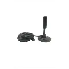 GENERICO - Antena Tv Digital Abierta Hd Tvd Interior 360 Coaxial