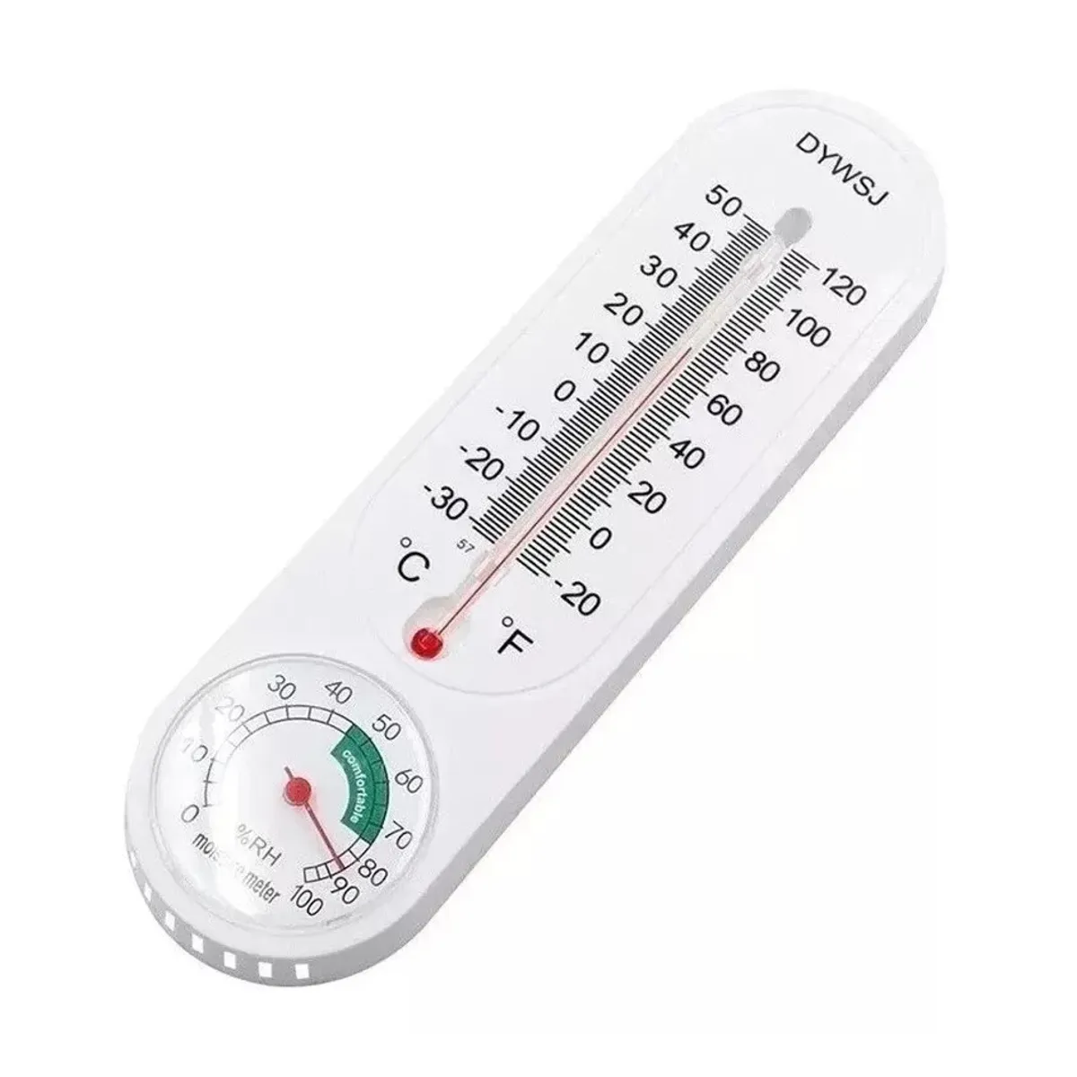 GENERICO - Termometro Ambiental Higrometro De Pared Temperatura Humedad