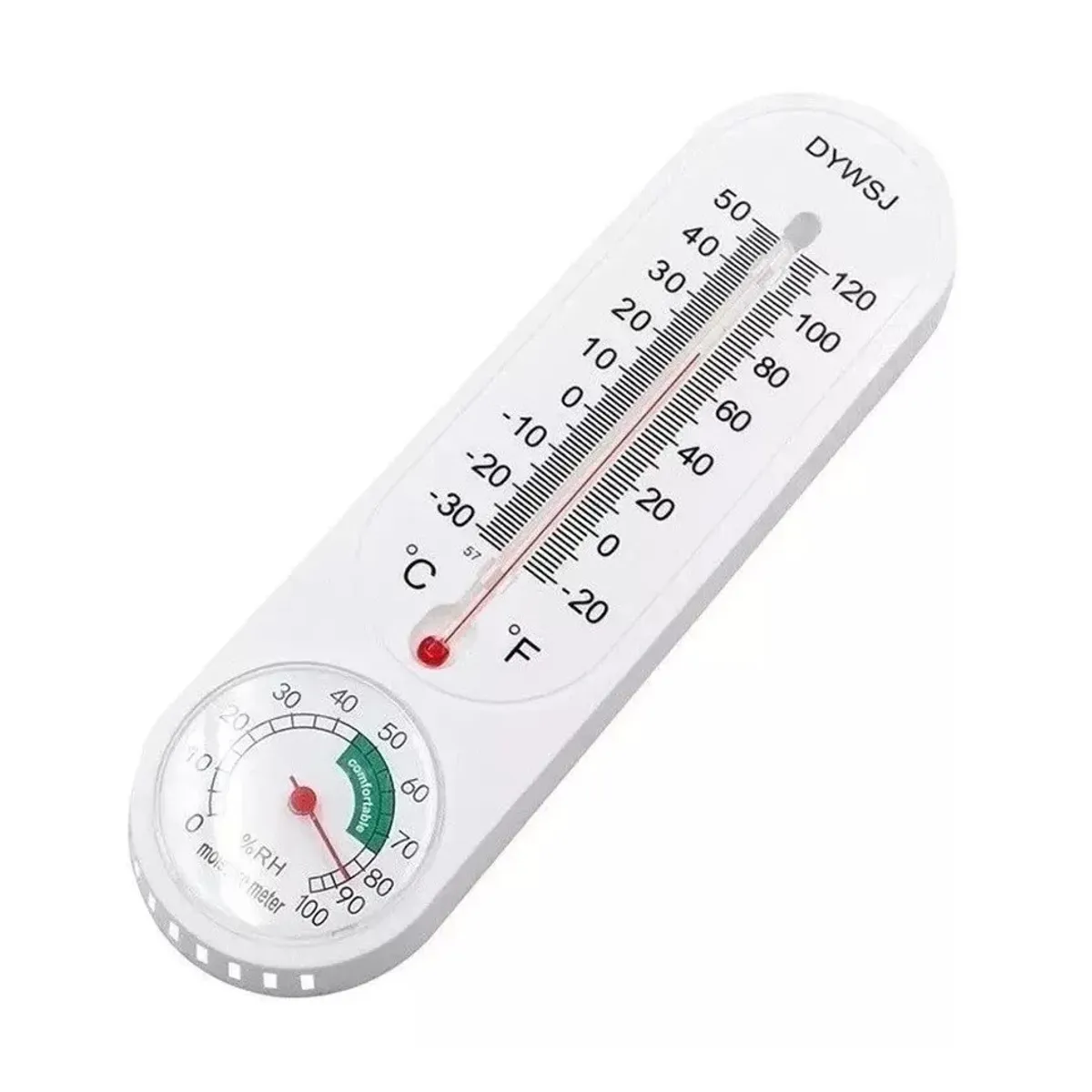 GENERICO - Termometro Ambiental Higrometro De Pared Temperatura Humedad