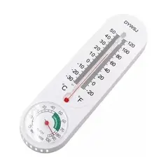 GENERICO - Termometro Ambiental Higrometro De Pared Temperatura Humedad