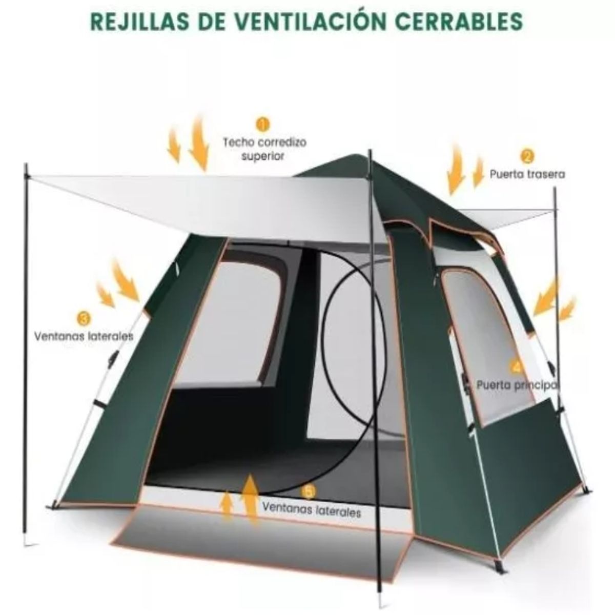 GENERICO - Tienda Automática Campaña Casa Camping Acampar
