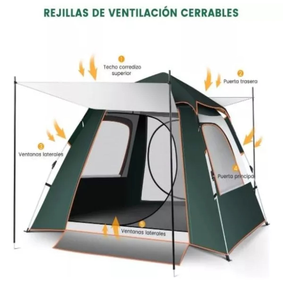 GENERICO - Tienda Automática Campaña Casa Camping Acampar