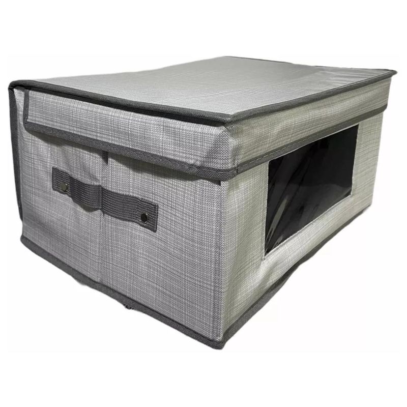 GENERICO - Caja Organizadora De Tela Plegable Ropa Closet 50x30x20cm