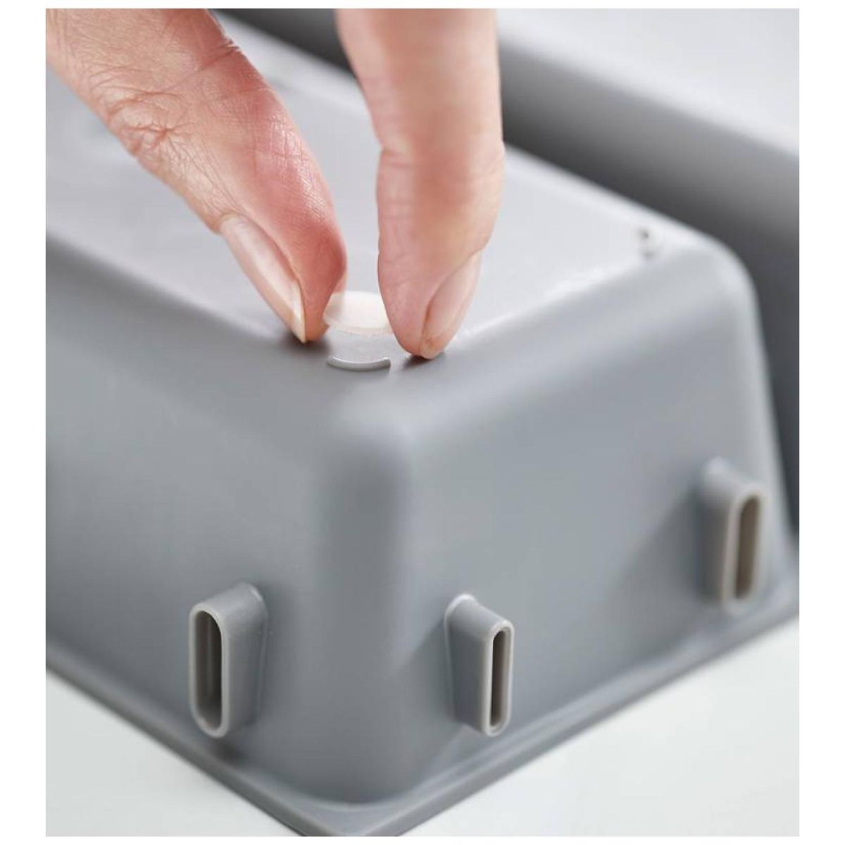 GENERICO - Set Organizador Cajones Blox 7 Piezas Gris