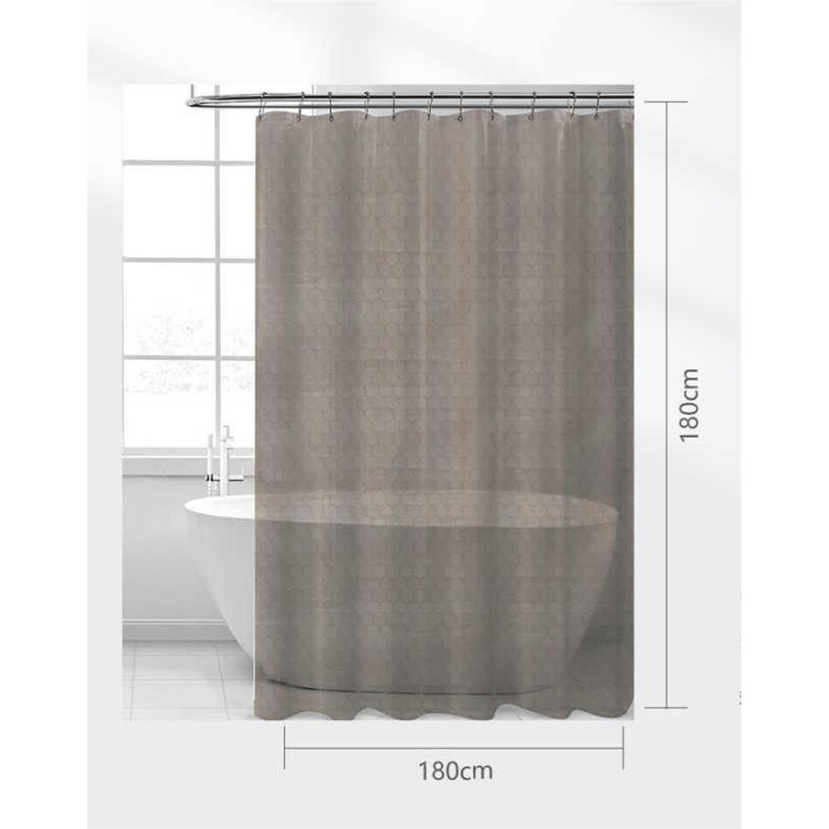 GENERICO - Cortina de baño 180x180cm