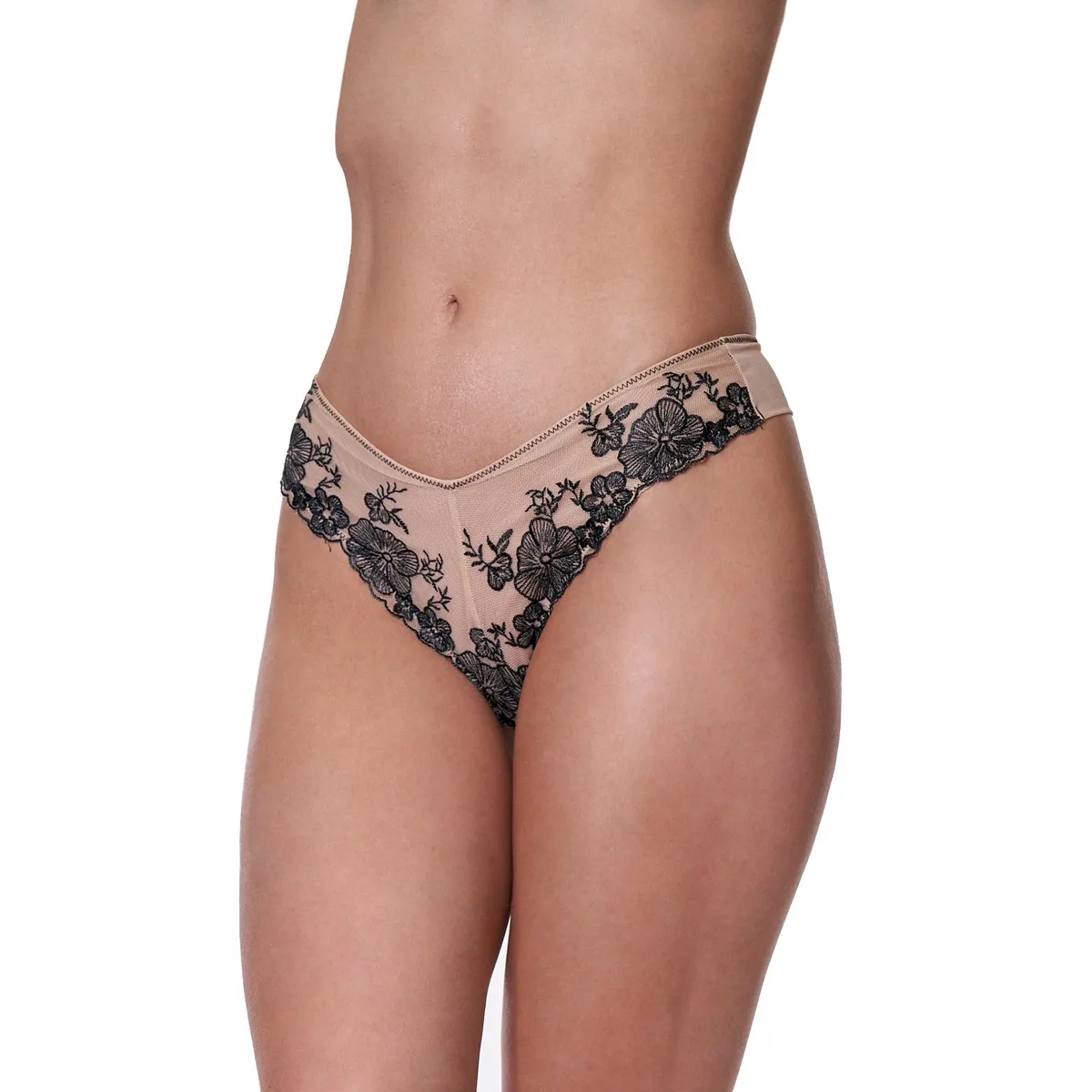 BAZIANI - Calzón Colaless Tul Bordado 20564