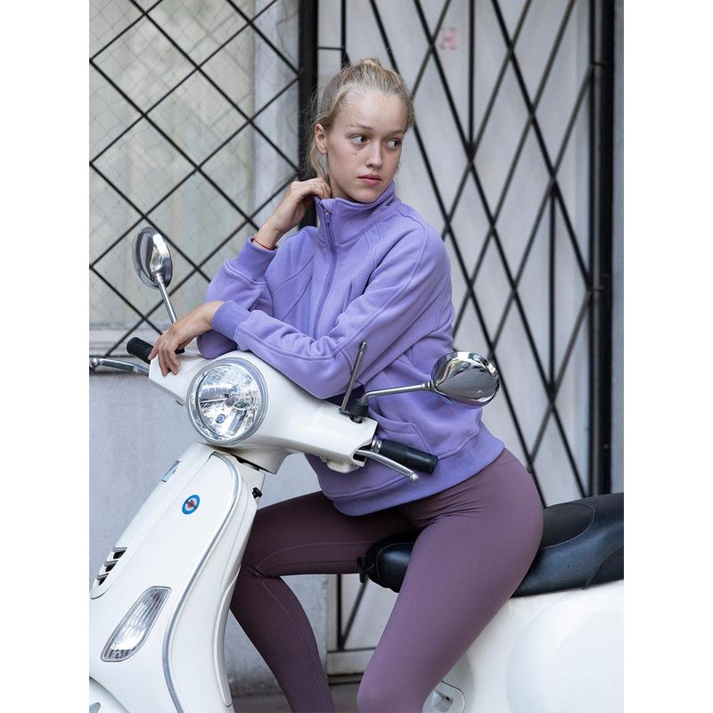 THEA - Poleron Entrenamiento Electra Lilac Mujer Thea Life