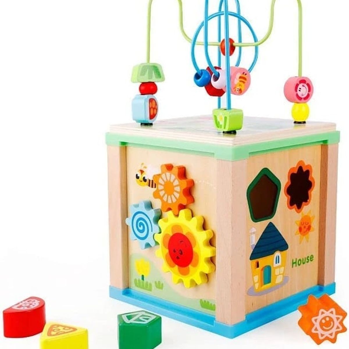 GENERICO - Cubo Didáctico Juguete De Madera Bebe Pronosupinador