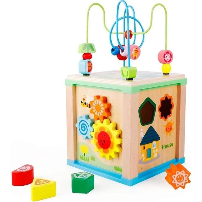 GENERICO - Cubo Didáctico Juguete De Madera Bebe Pronosupinador