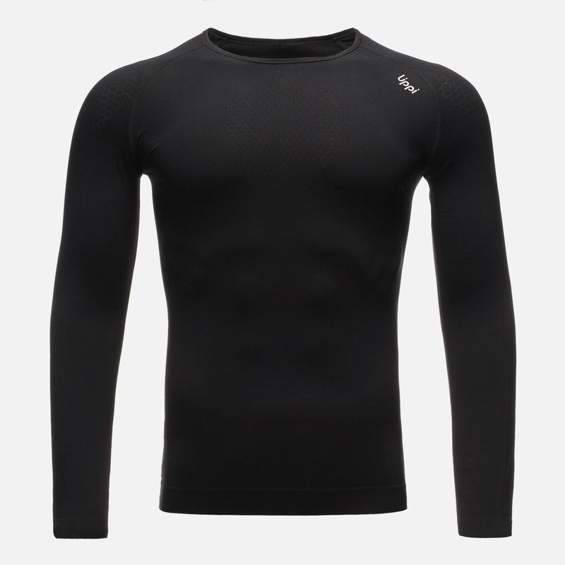 LIPPI - Primera Capa Hombre Skintec 1000 Seamless Top Negro Lippi