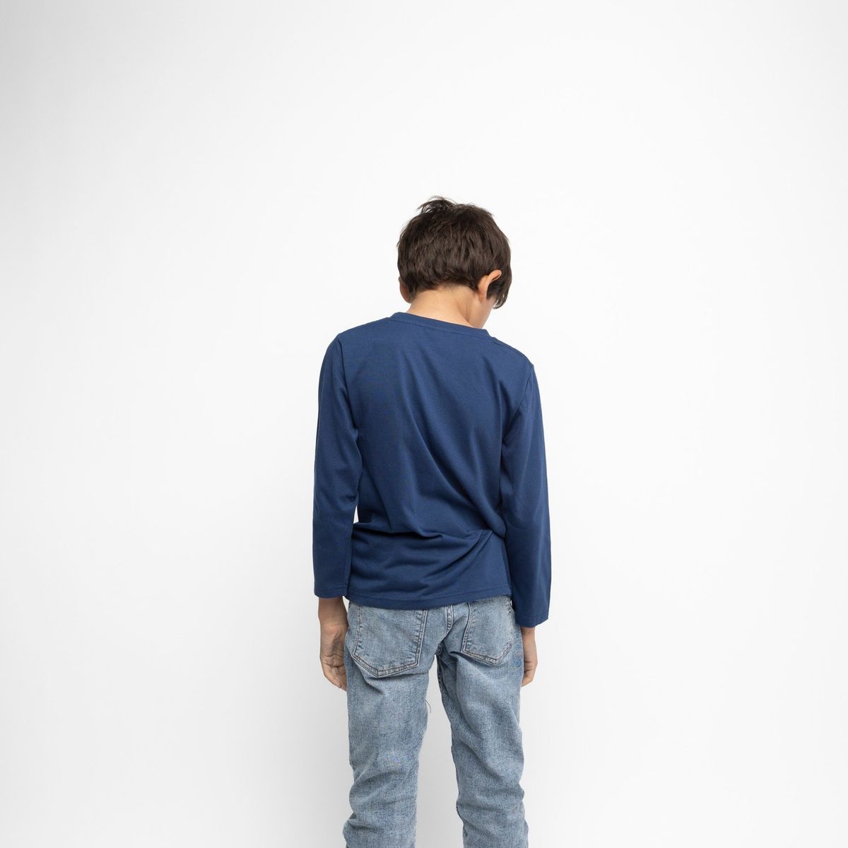 SONIC - Polera Manga Larga Niño Speed Azul Sonic