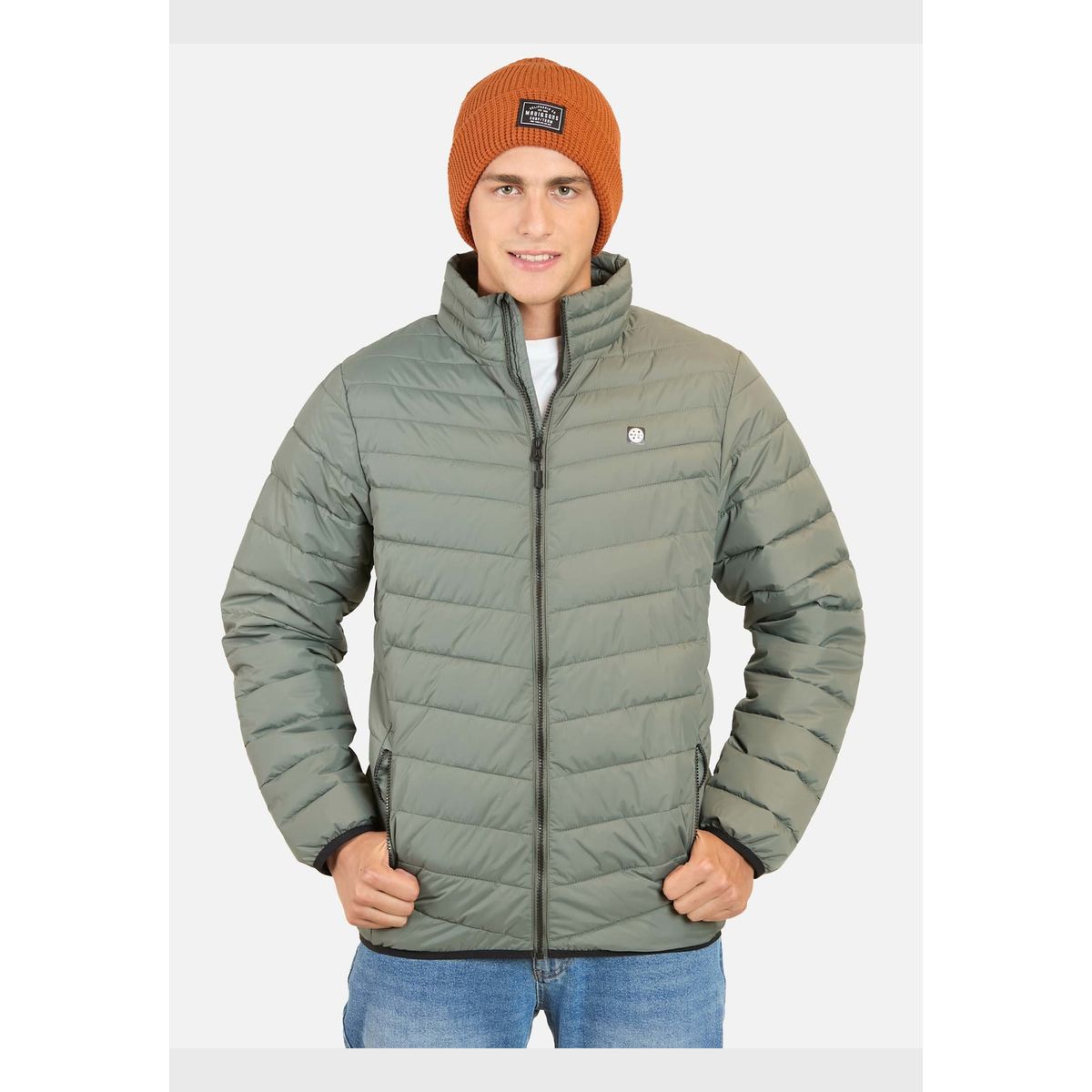 MAUI AND SONS - Parka Puffa Haena Verde Hombre Maui And Sons