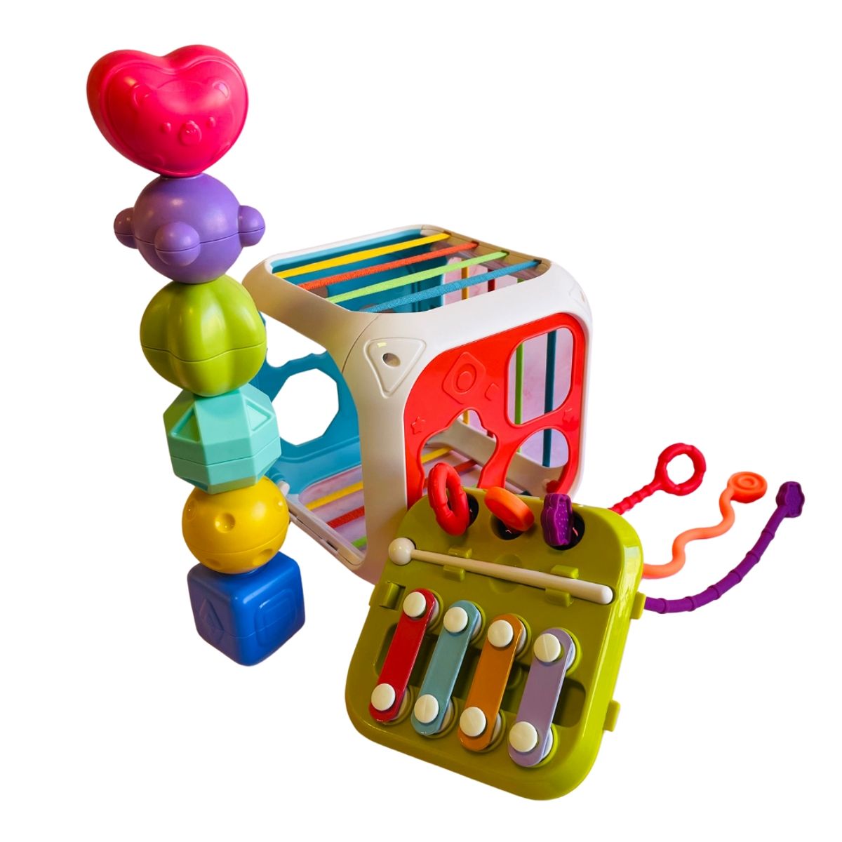 GENERICO - Cubo 7 en 1 Montessori