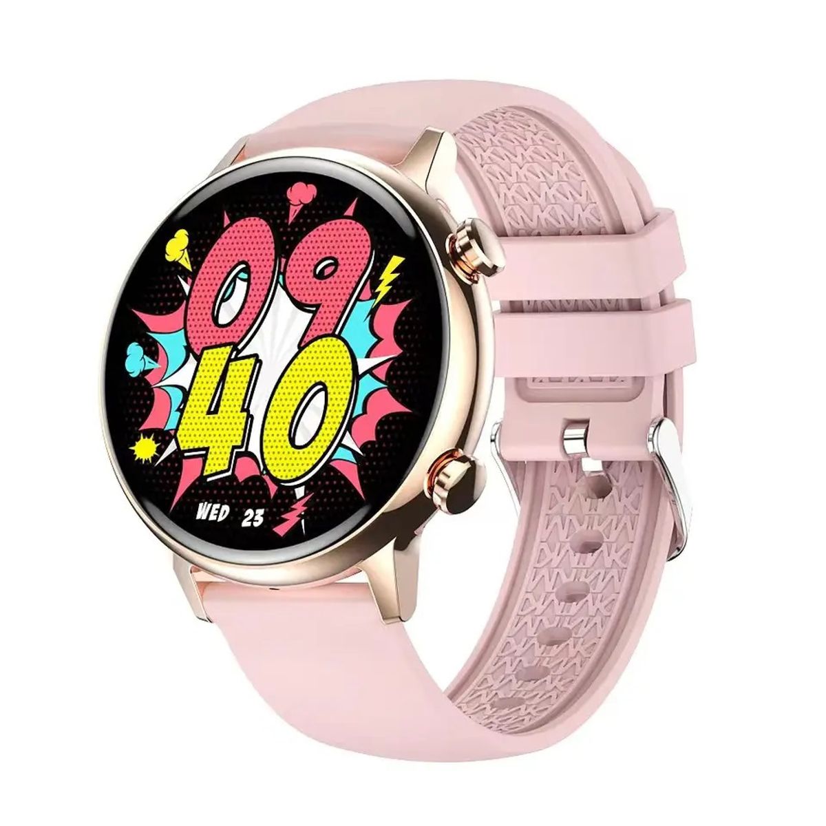 GENERICO - Reloj Inteligente Smartwatch Bluetooth Mujer UHD Correa Silicona Notificaciones Salud Deporte