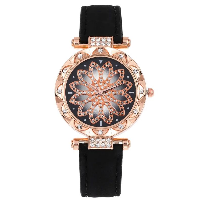 GENERICO - Reloj de lujo Personalizado para Mujeres con Incrustaciones y Pulsera