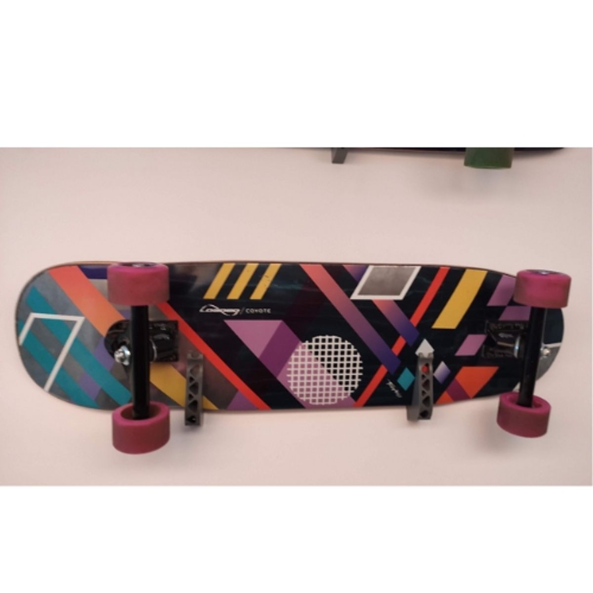 GENERICO - SOPORTE DE PARED LONGBOARD COLGADOR PARA SKATE A MURO