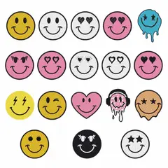 ARTE CONSENTIDO - Pintura con diamantes set stickers Emoji 18 unid
