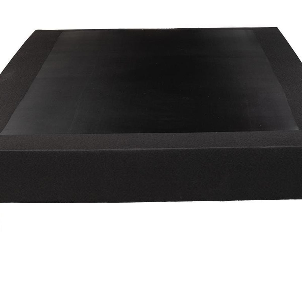 MUEBLES NEW - BASE PLAZA Y MEDIA NEGRO LINO.