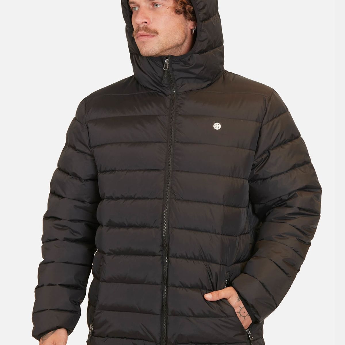 MAUI AND SONS - Parka Puffa Haleiwa Negro Hombre Maui And Sons