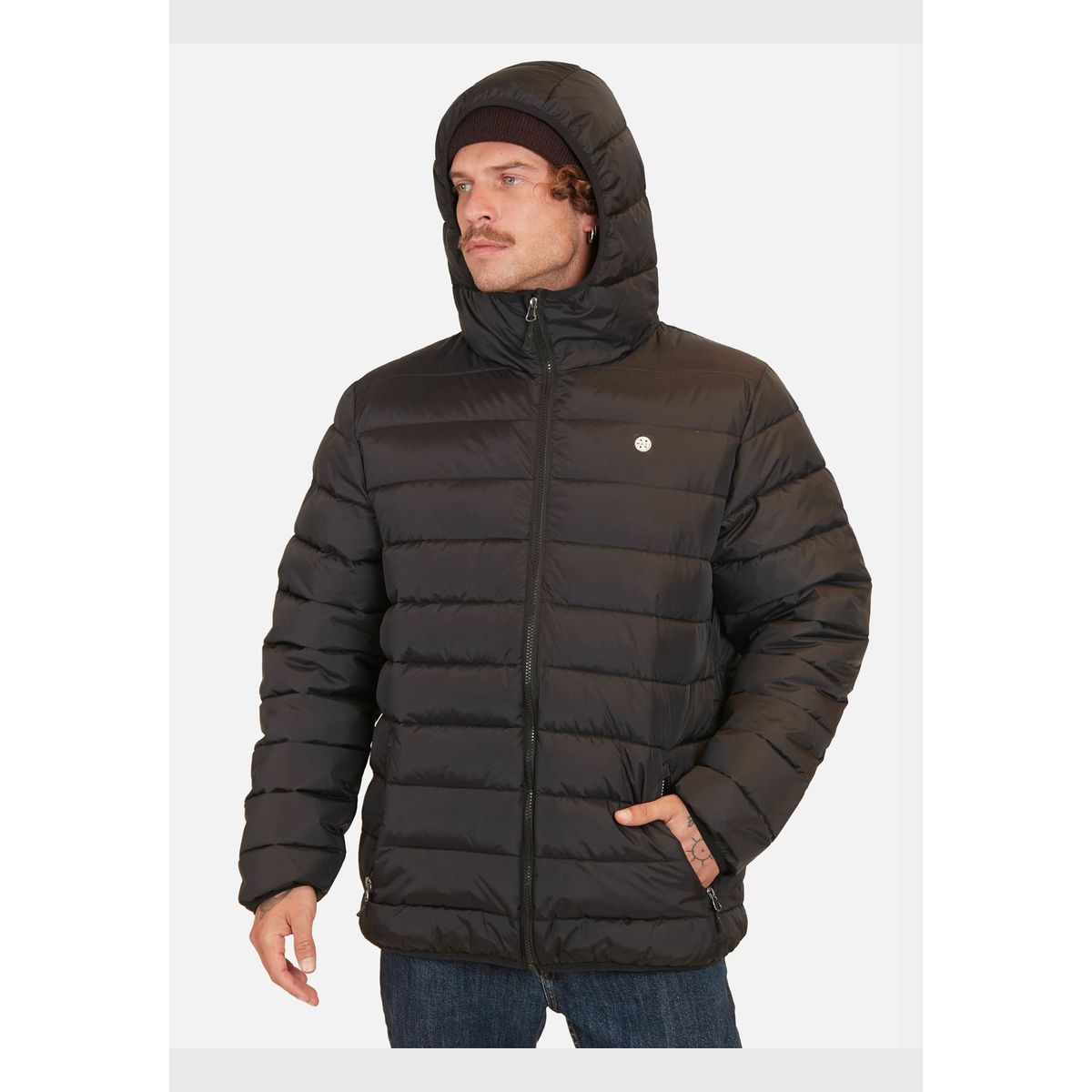 MAUI AND SONS - Parka Puffa Haleiwa Negro Hombre Maui And Sons