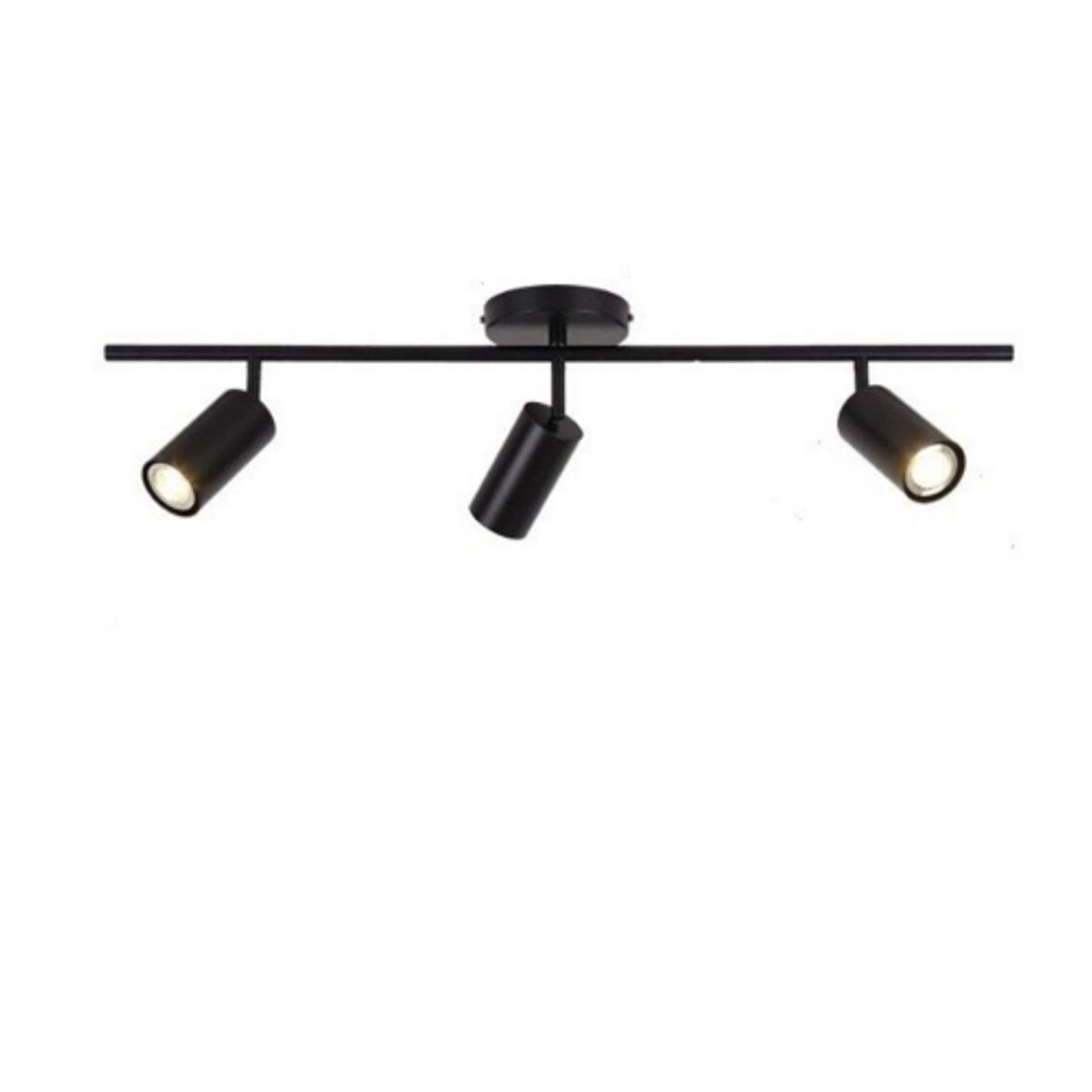 GENERICO - Barra Timo de 3 Luces - Negro Mate