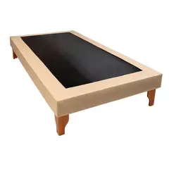MUEBLES NEW - BASE DE PLAZA BEIGE LINO