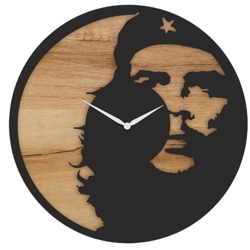 GENERICO - Reloj de Pared Artesanal - 31cm - Che Guevara