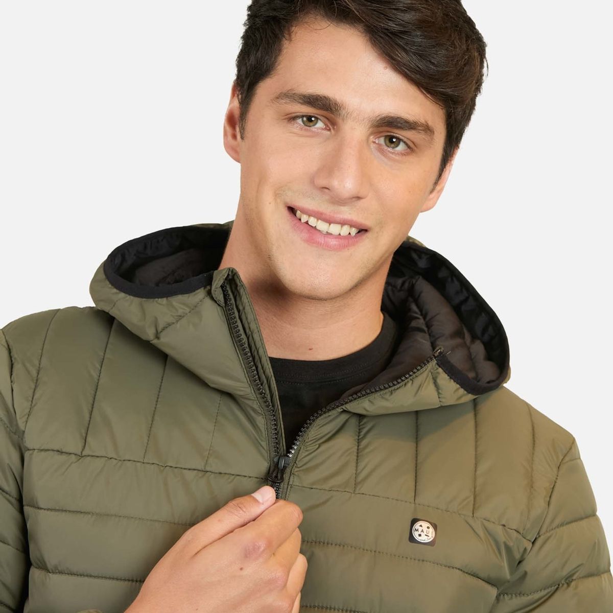 MAUI AND SONS - Parka Puffa Honokaa Verde Hombre Maui And Sons