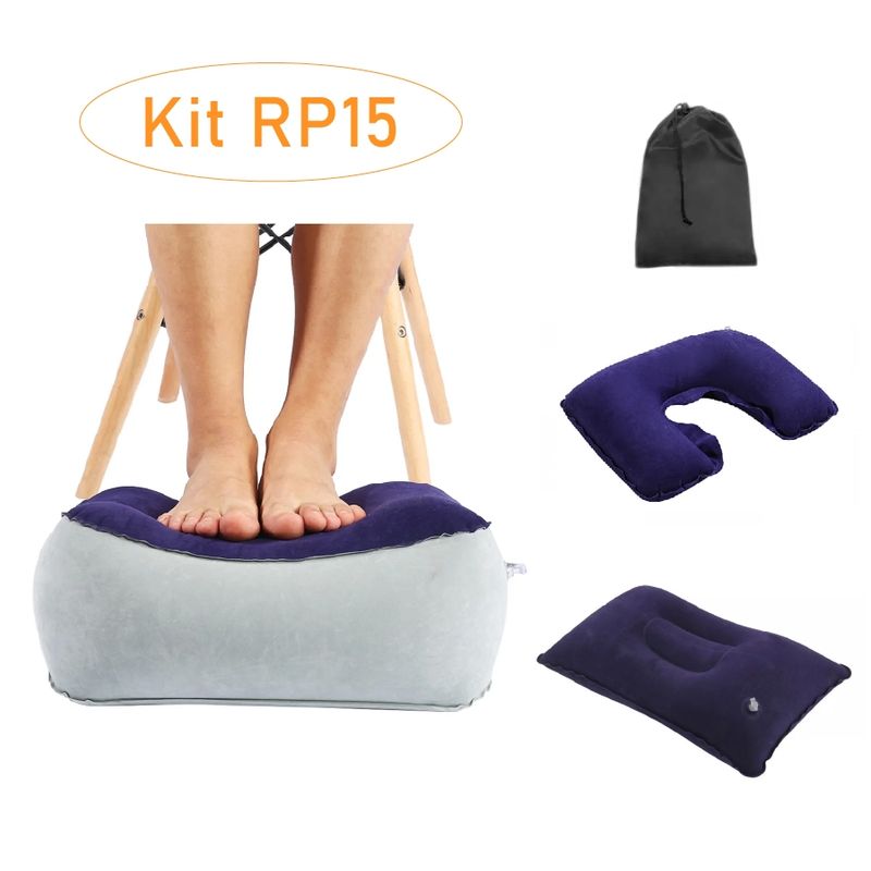GENERICO - REPOSAPIES INFLABLE HOME OFFICE VIAJES RELAJACIÓN RP15 MEGAVENTAS