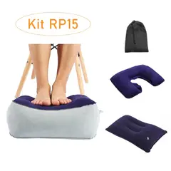GENERICO - REPOSAPIES INFLABLE HOME OFFICE VIAJES RELAJACIÓN RP15 MEGAVENTAS