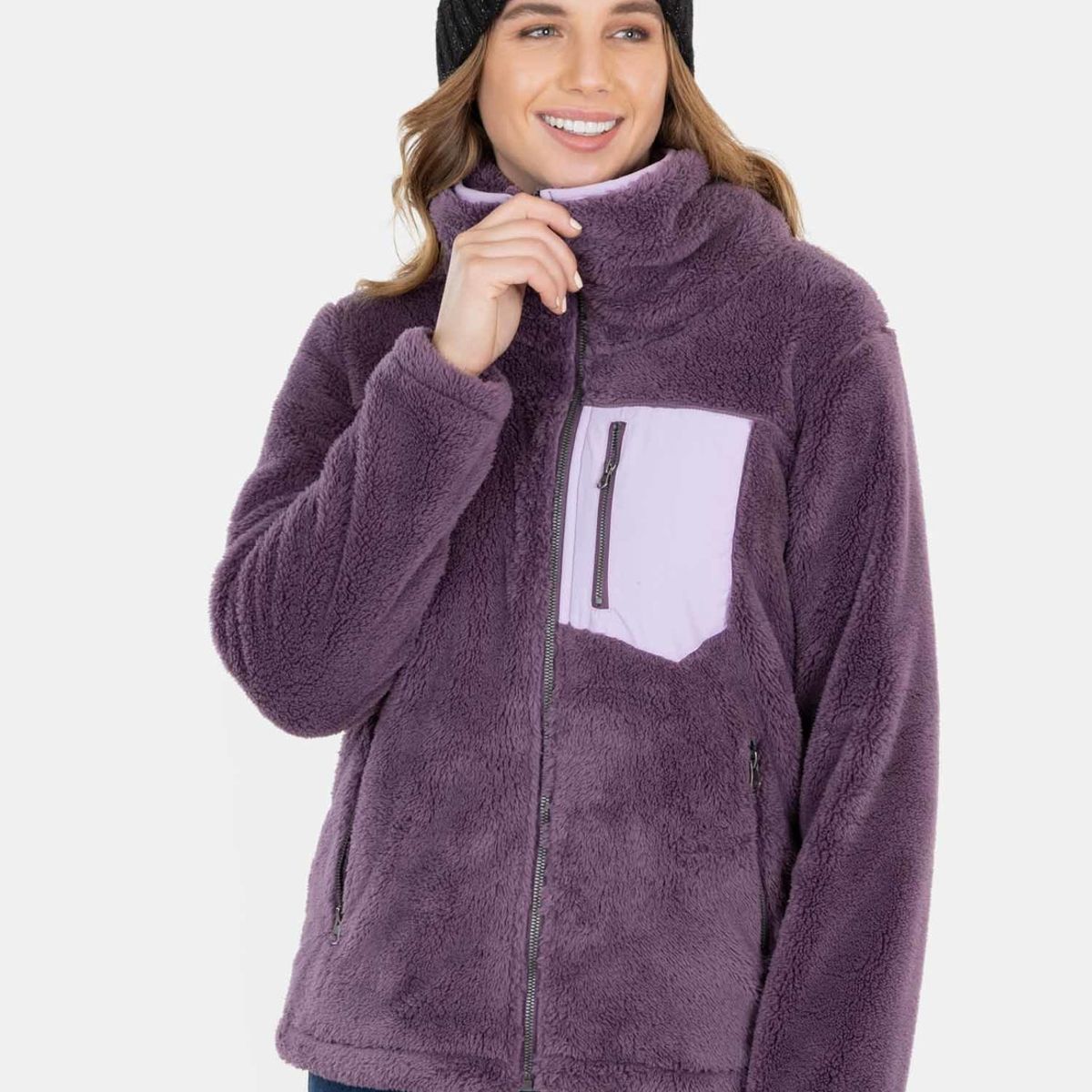 MAUI AND SONS - Poleron Chiporro Lilac Morado Mujer Maui And Sons